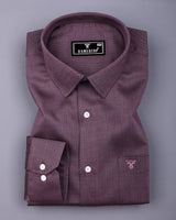 Stilet Onion Pink Dobby Texture Cotton Shirt