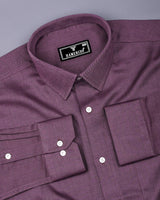 Stilet Onion Pink Dobby Texture Cotton Shirt