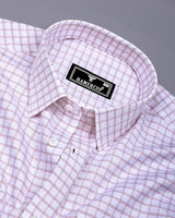 Chromis Red With White Check Dobby Premium Giza Shirt