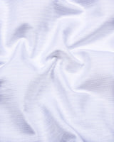Pelican White Self Stripe Premium Giza Shirt