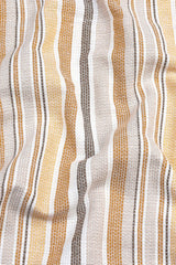 Grey with light and dark brown line vintage stripe shirt