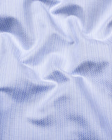Peprica Skyblue With White Daimond Texture Premium Giza Shirt
