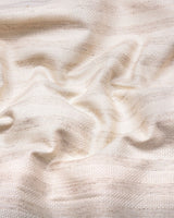 Ivory Cream Dobby Self Stripe Cotton Shirt