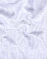 Coxen White Dobby Texture Cotton Shirt