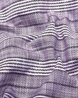 Martin Purple With White Dobby Stripe Cotton Shirt