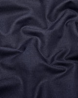 Gray With Black Micro Houndstooth Premium Cotton Shirt