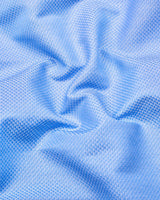 Barnet Blue Dobby Texture Formal Cotton Shirt