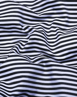 Zesta Black With White Candy Stripe Premium Cotton Shirt