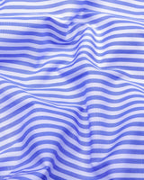Zesta Blue With White Candy Stripe Premium Cotton Shirt