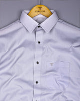 Swifton Gray With White Dobby Formal Cotton Shirt