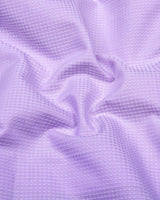 Swifton Purple With White Dobby Formal Cotton Shirt