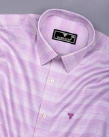 Antimony Pink Houndstooth Check Premium Giza Shirt