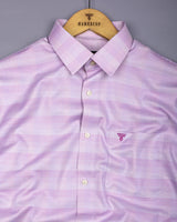 Antimony Pink Houndstooth Check Premium Giza Shirt