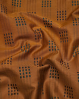 Catechu Mustard Jacquard Texture Premium Giza Shirt