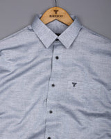 Osaka Gray Luxurious Linen Cotton Formal Shirt