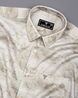 Mountain Vanilla Gray Twill Premium Cotton Shirt