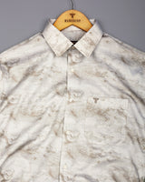 Mountain Vanilla Gray Twill Premium Cotton Shirt