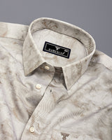 Mountain Vanilla Gray Twill Premium Cotton Shirt