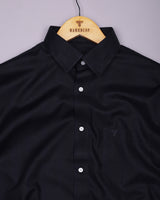 Sydney Gray With Black Twill Stripe Premium Giza Shirt