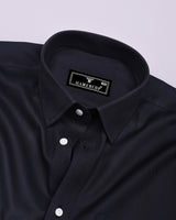 Sydney Gray With Black Twill Stripe Premium Giza Shirt