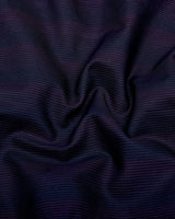 Sydney Brown With Black Twill Stripe Premium Giza Shirt