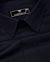 Magnet Gray Houndstooth Check Premium Giza Shirt
