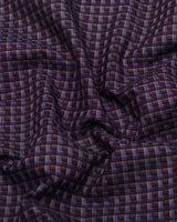 Resin Wine Multicolour Check Premium Giza Shirt