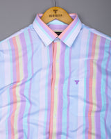 Spectrum Multicolor Stripe Oxford Cotton Shirt