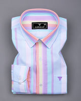 Spectrum Multicolor Stripe Oxford Cotton Shirt