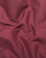 Ozgon Maroon With Gray Printed Cotton Shirt Style Kurta