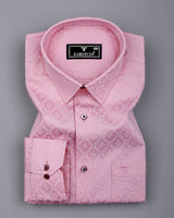 Radius Pink Dobby Texture Premium Giza Shirt