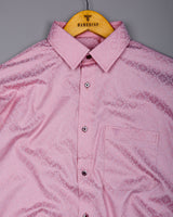 Radius Pink Dobby Texture Premium Giza Shirt