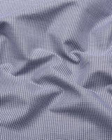 Smog Gray With White Micro Houndstooth Premium Giza Shirt