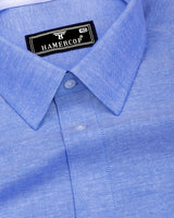 Arion Sky Blue Oxford Cotton Designer Formal Shirt