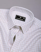 Dusty Pink With White Python Texture Dobby Cotton Shirt