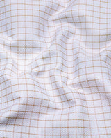 Dusty Pink With White Python Texture Dobby Cotton Shirt