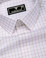 Dusty Pink With White Python Texture Dobby Cotton Shirt