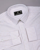 Dusty Pink With White Python Texture Dobby Cotton Shirt