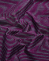 Purple With Gray Stripe Premium Cotton Formal Shirt