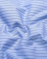 Relief Blue With White Stripe Formal Cotton Shirt