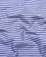 Squirrel Gray With Blue Stripe Formal Cotton Shirt