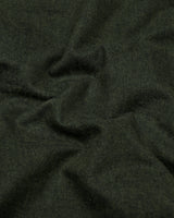 Neon Green Plaid Flannel Solid Heavy Cotton Shirt