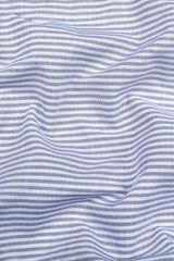 White with grey oxford stripe cotton shirt