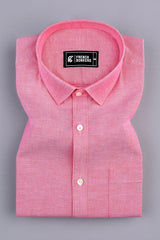 Apple red premium Oxford solid shirt