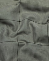 Army Green With Black Check Dobby Cotton Shirt