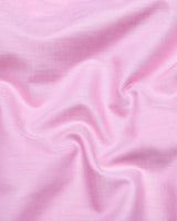 Dolphin Pink Self Stripe Premium Giza Shirt