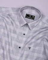 Kelly Gray With White Check Giza Shirt