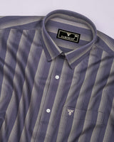 Colombia Lavender With Cream Box Stripe Giza Shirt
