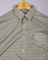 Luxe Cream With Gray Jacquard Premium Gizza Shirt