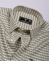 Luxe Cream With Gray Jacquard Premium Gizza Shirt